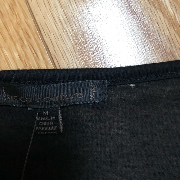 NWT Urban Outfitters Lucca Couture High/Low Chiffon Back Tee (Size M) - Picture 3 of 7